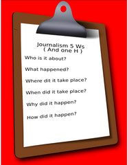 Business work checklist clipboard journalism faq
