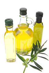 isolated bottle of oil