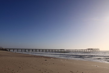 Jetée, Swakopmund, côte atlantique de Namibie