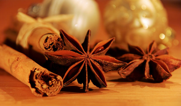 Zimtstange und Anisstern - cinnamon stick and star from anis 20