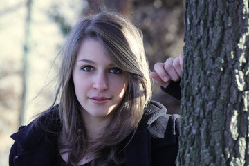 jeune fille, portrait