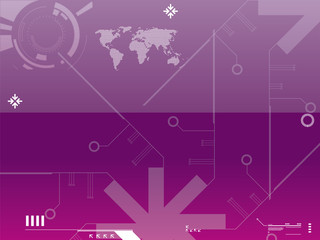 Naklejka premium technology background vector