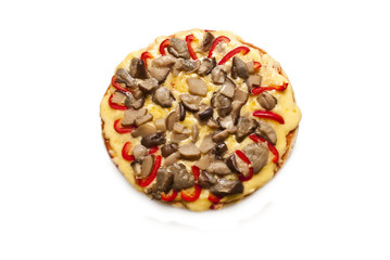 pizza  isolated on white background