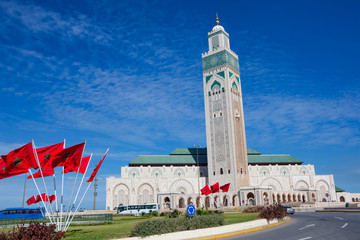 Obraz premium Hassan II Mosque Casablanca