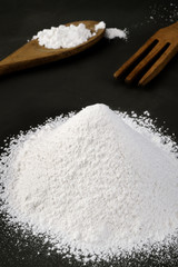 flour and spoon wood