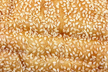 Sesame seed Italian bread loaf