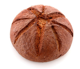 Bread isolated on white