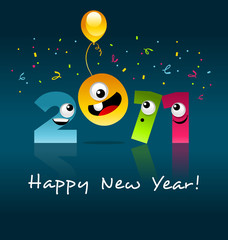 Happy New Year 2011 (cartoon)