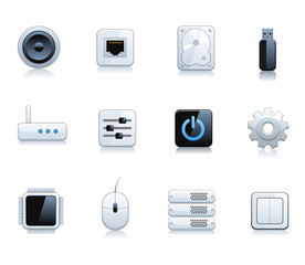 Computer Network Icon Set