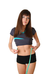 woman is happy with her form