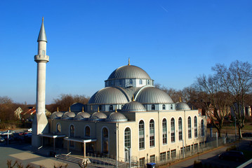 Biggest mosque of Germany Marxloh Duisburg Moschee