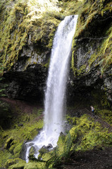 Fototapeta na wymiar Angel Falls, Cispus, Washington state