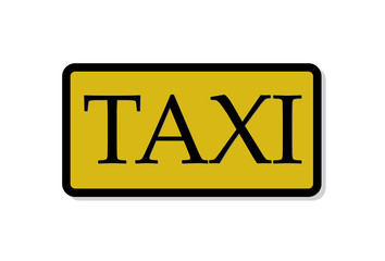 taxi sign