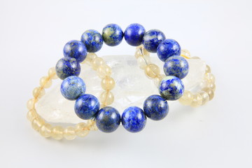 水晶ブレスレット群／ラピスラズリ