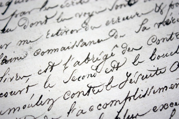 Manuscrit (fin 19eme siècle)