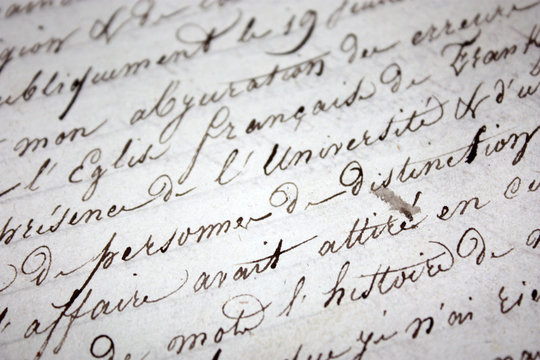 Manuscrit (fin 19eme si&egrave;cle)