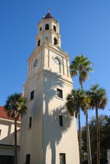 Fototapeta na wymiar The Cathedral Basilica St Augustine Florida usa
