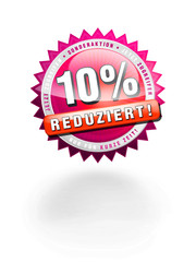 Günstig reduziert 10% button glossy