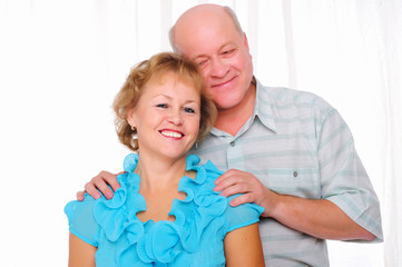 Grandparents together. Elderly couple