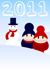 New Year 2011 Background