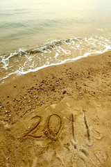2011 year on sand