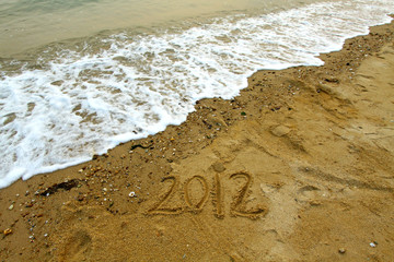 2012 year on sand