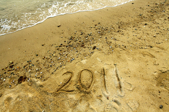 2011 year on sand