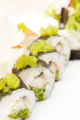 sushi on the plate