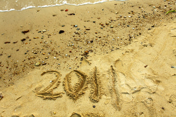 2011 year on sand