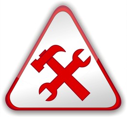 Obraz premium panneau maintenance