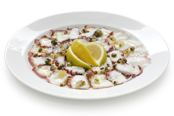 octopus carpaccio