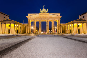 Brandenburger Tor im Winter