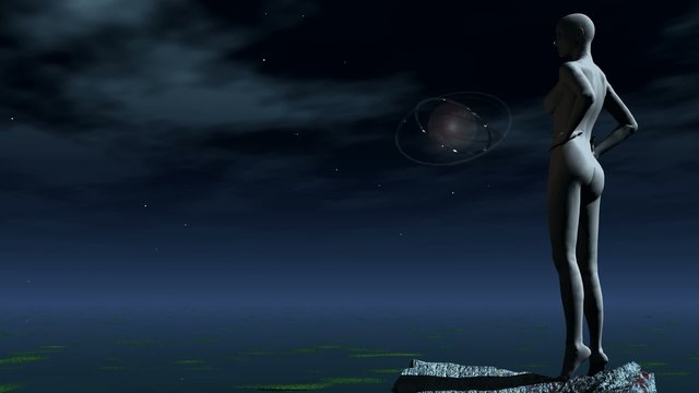 Romantik der drehenden Planetenringe HD