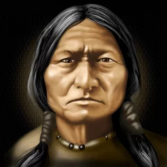 Papier Peint photo autocollant Indiens Sitting Bull
