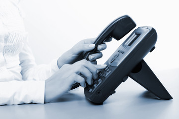 Hands of a young girl