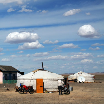 gher in mongolia