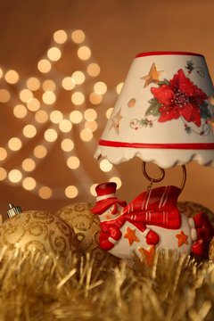 Christmas Snowman Lamp