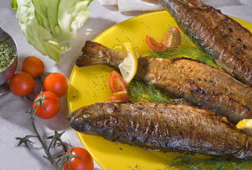 grilled trout