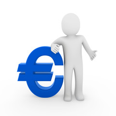 3d human euro blue