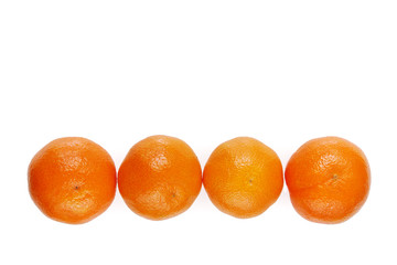Four mandarins.