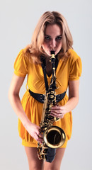 Fototapeta premium saxophonist