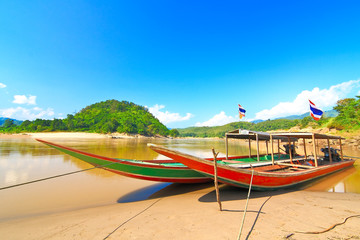 Fototapeta premium Two boats