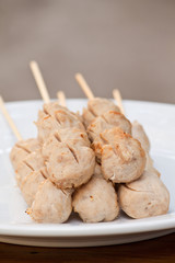 Meat ball grilled