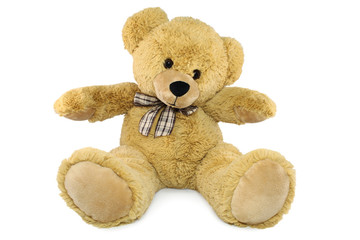 Ourson en peluche qui tend les bras