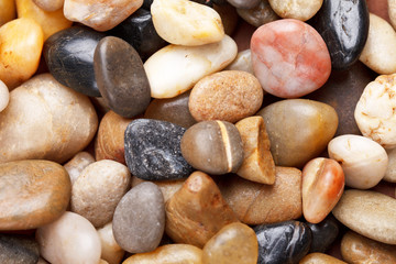 background with round peeble stones