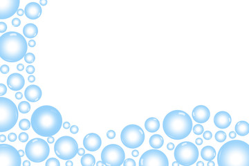 Blue Bubble Background