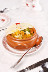 rice with nuts