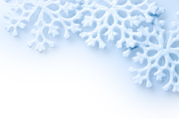 Schneeflocken Karte Weihnachten Makro