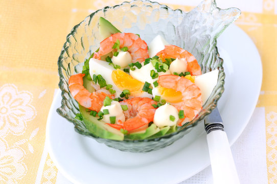 Shrimp Salad (shrimp, Avocado, Egg)