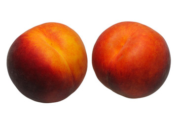 Peaches, isolated